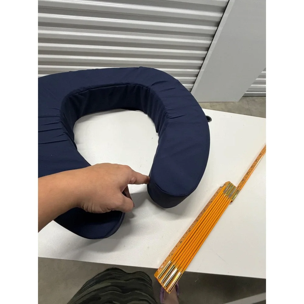 Raised Toilet Seat Cushion Foam Booster Riser Elderly Seniors Disabled Elongated